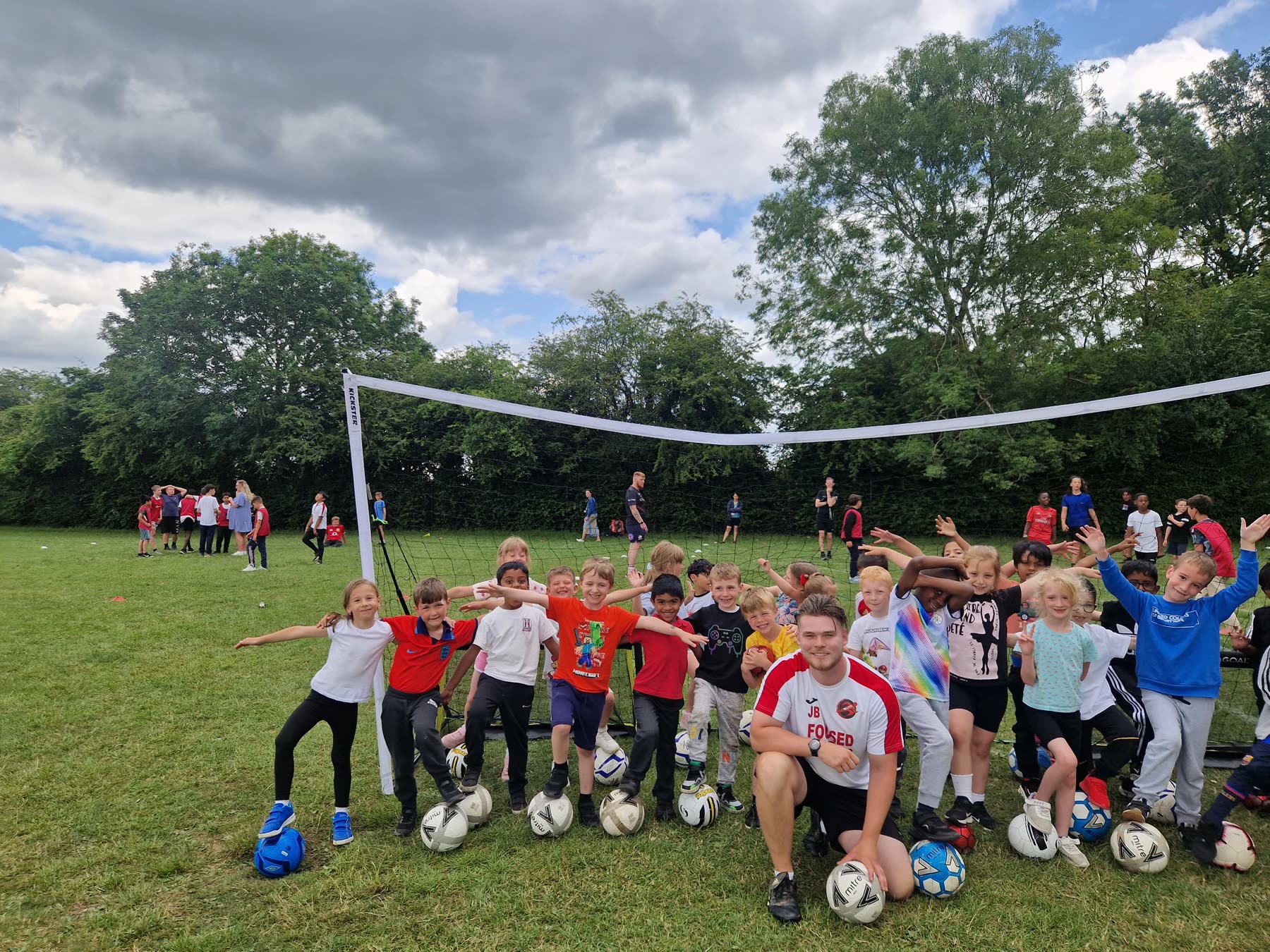 Children at an Elite SF multi-sport holiday camp